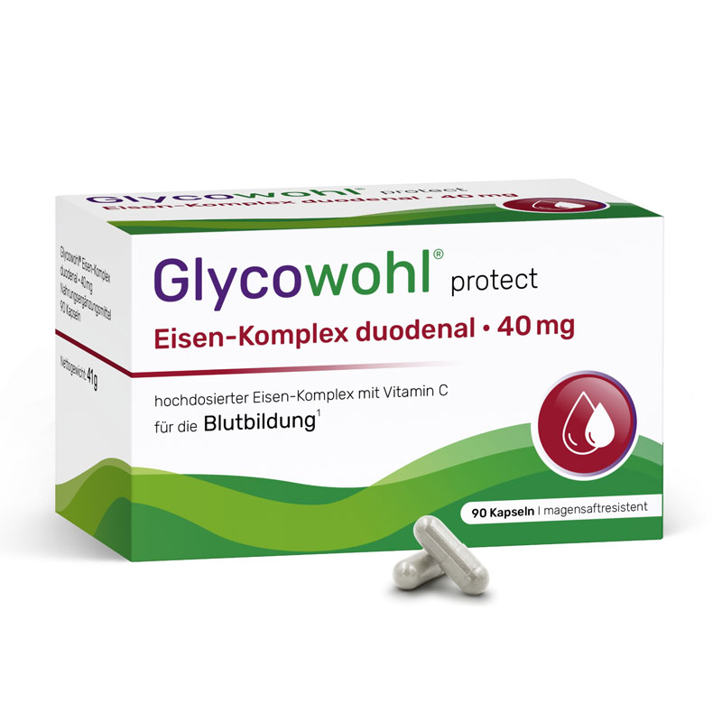 Glycowohl  protect Eisen-Komplex duodenal 40 mg 90 St Kapseln