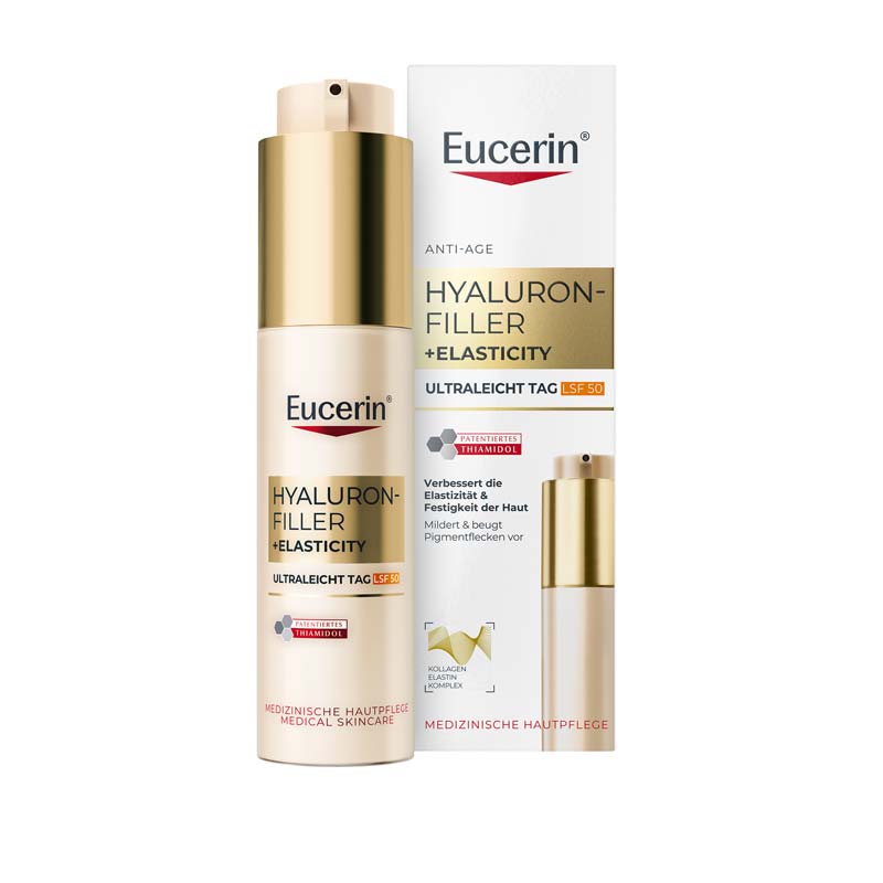 Eucerin HYALURON-FILLER+ELASTICITY ULTRALEICHT TAG LSF 50  50 ml Creme