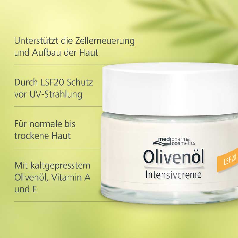 Olivenöl Intensivcreme LSF 20 50 ml Creme