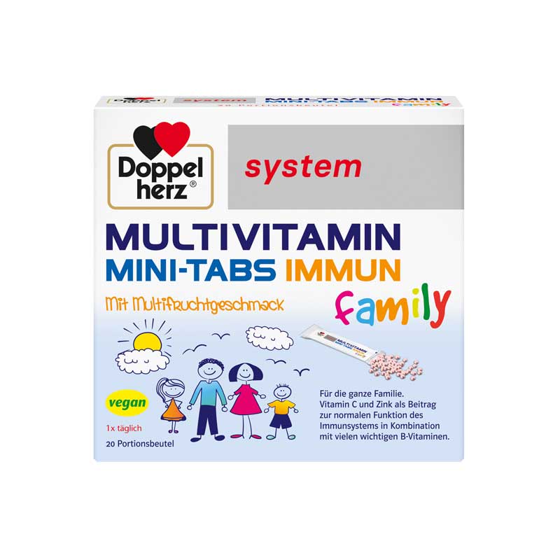 Doppelherz system MULTIVITAMIN MINI-TABS family 20 St Pellets