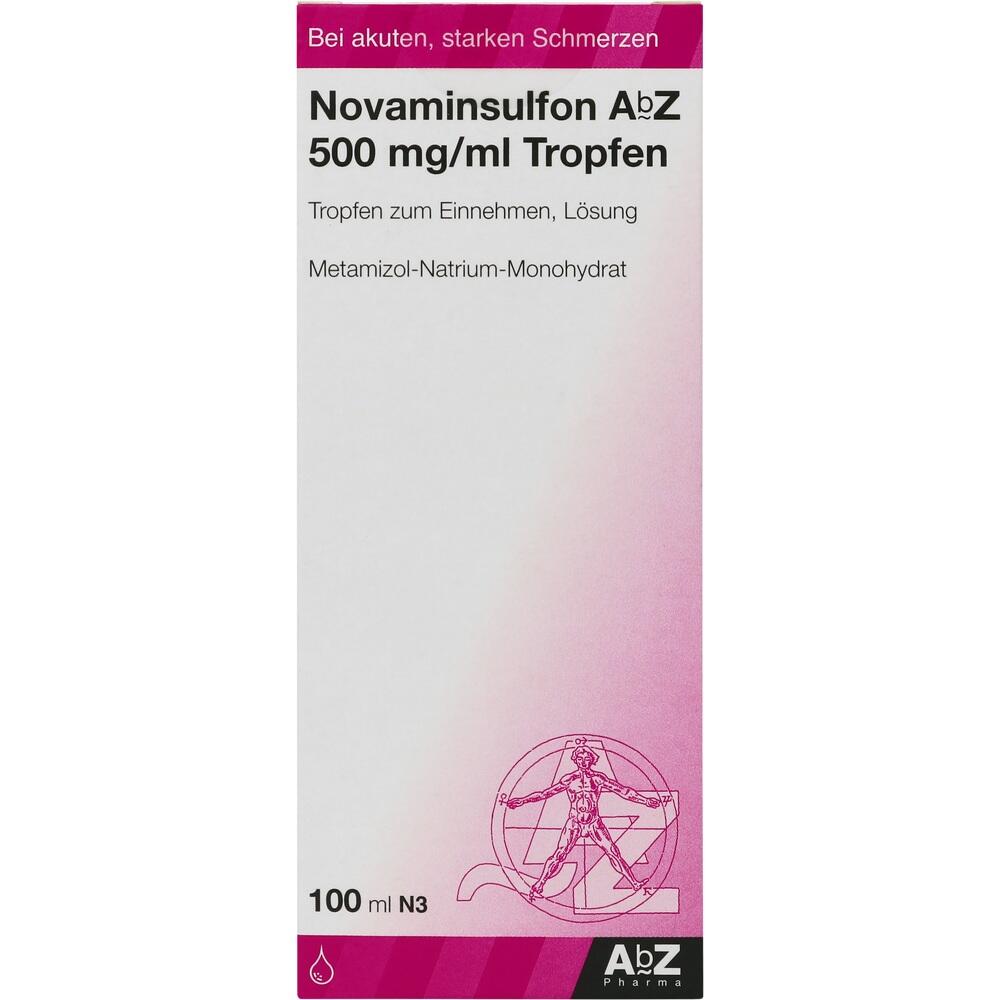 Novaminsulfon AbZ 500mg/ml 100 ml Tropfen zum Einnehmen