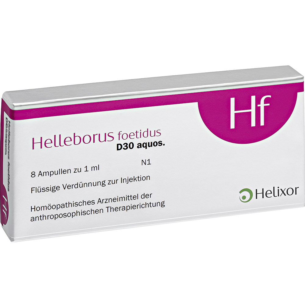 HELLEBORUS FOETIDUS aquos. D 30 Ampullen 8X1 ml Ampullen