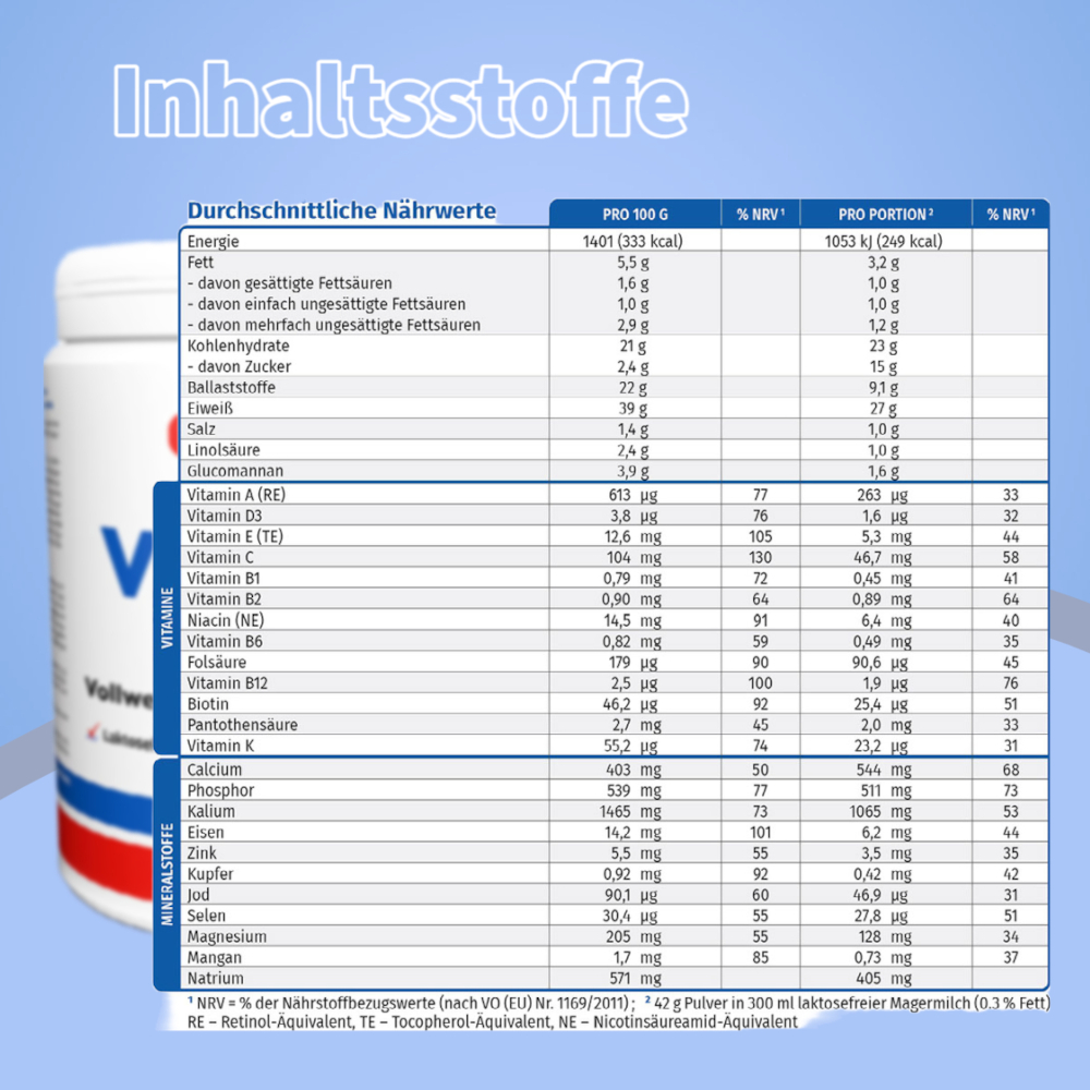 MEGAMAX VITAL-Drink Vanille 425 g Pulver