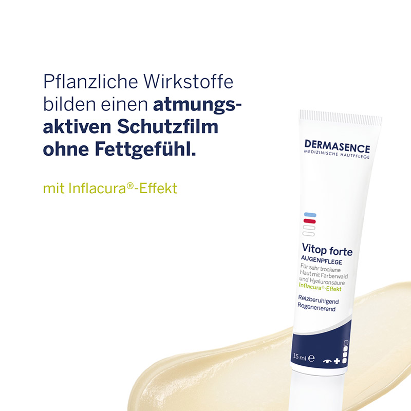 DERMASENCE Vitop forte AUGENPFLEGE 15 ml Creme