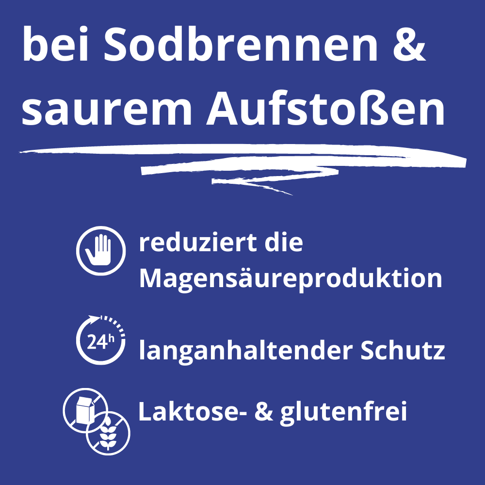 Pantoprazol TAD 20mg bei Sodbrennen 14 St Tabletten magensaftresistent