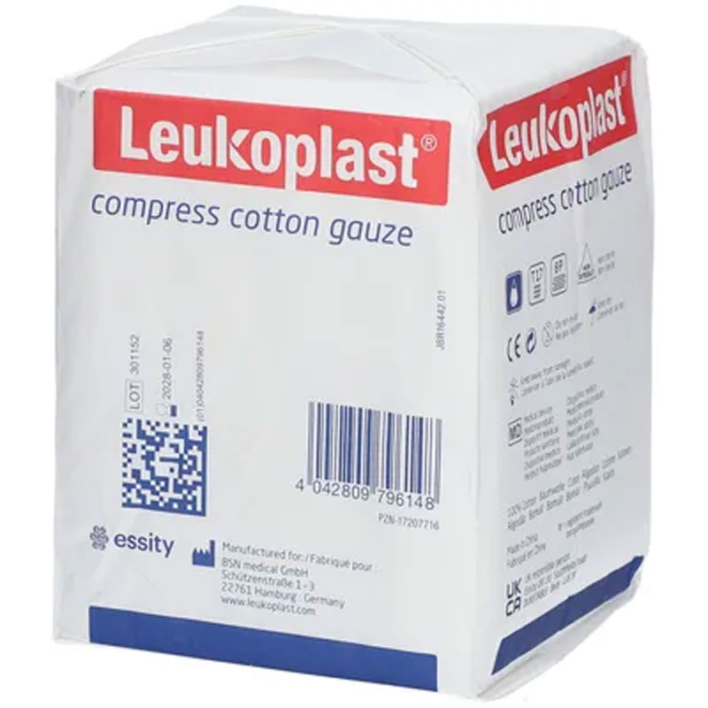Leukoplast Kompressen 10x10cm 8-fach 100 St Kompressen