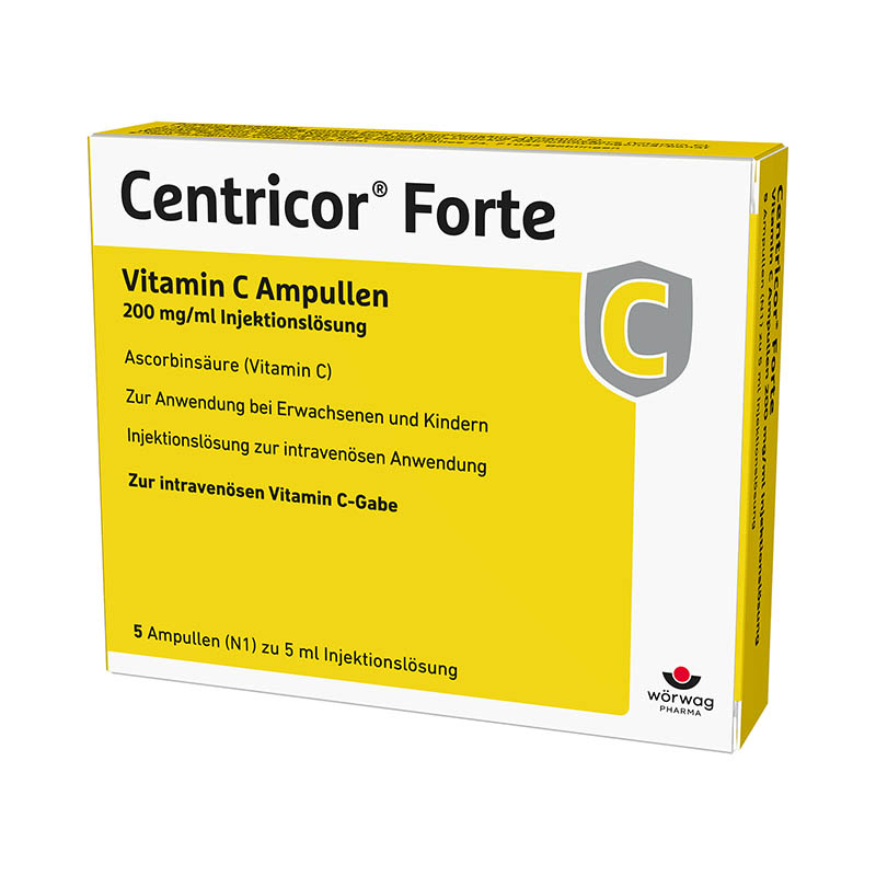 Centricor Forte Vitamin C Ampullen 200mg/ml  5X5 ml Injektionslösung