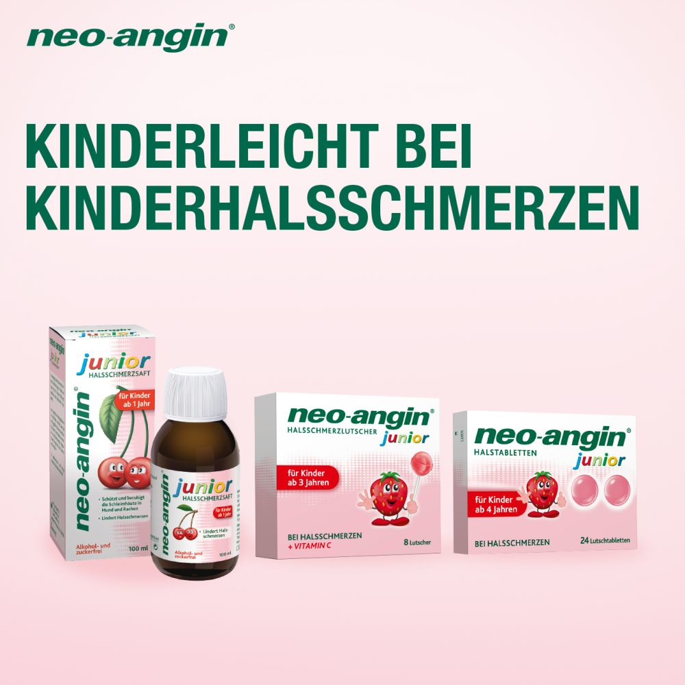 neo angin Junior Halsschmerzsaft Doppelpack 2X100 ml Saft