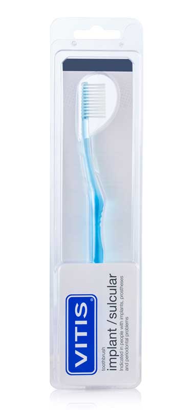VITIS IMPLANT sulcus/sulcular Zahnbürste 1 St Zahnbürste