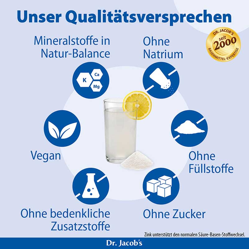 Dr. Jacob's Basenpulver plus Basen-Citrat-Mineralstoffe