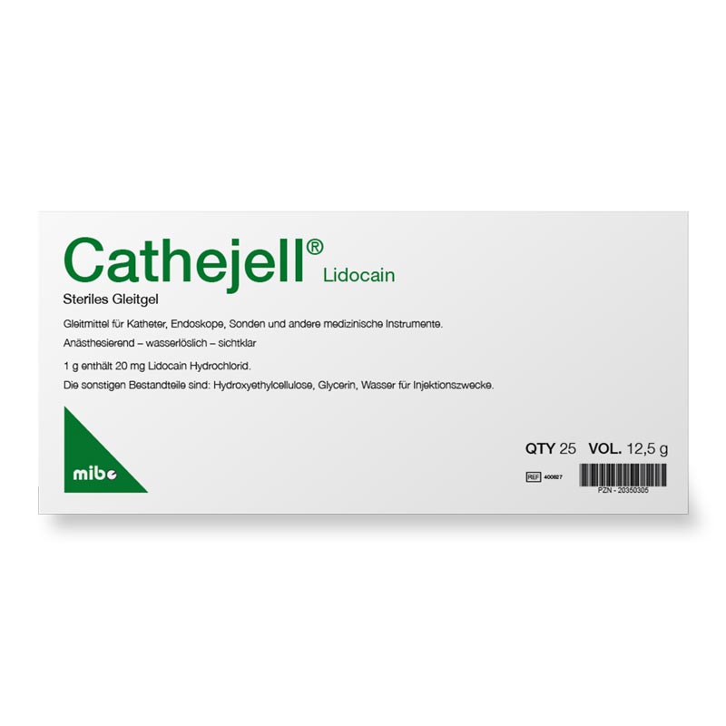 Cathejell Lidocain 12,5g  25 St Gel