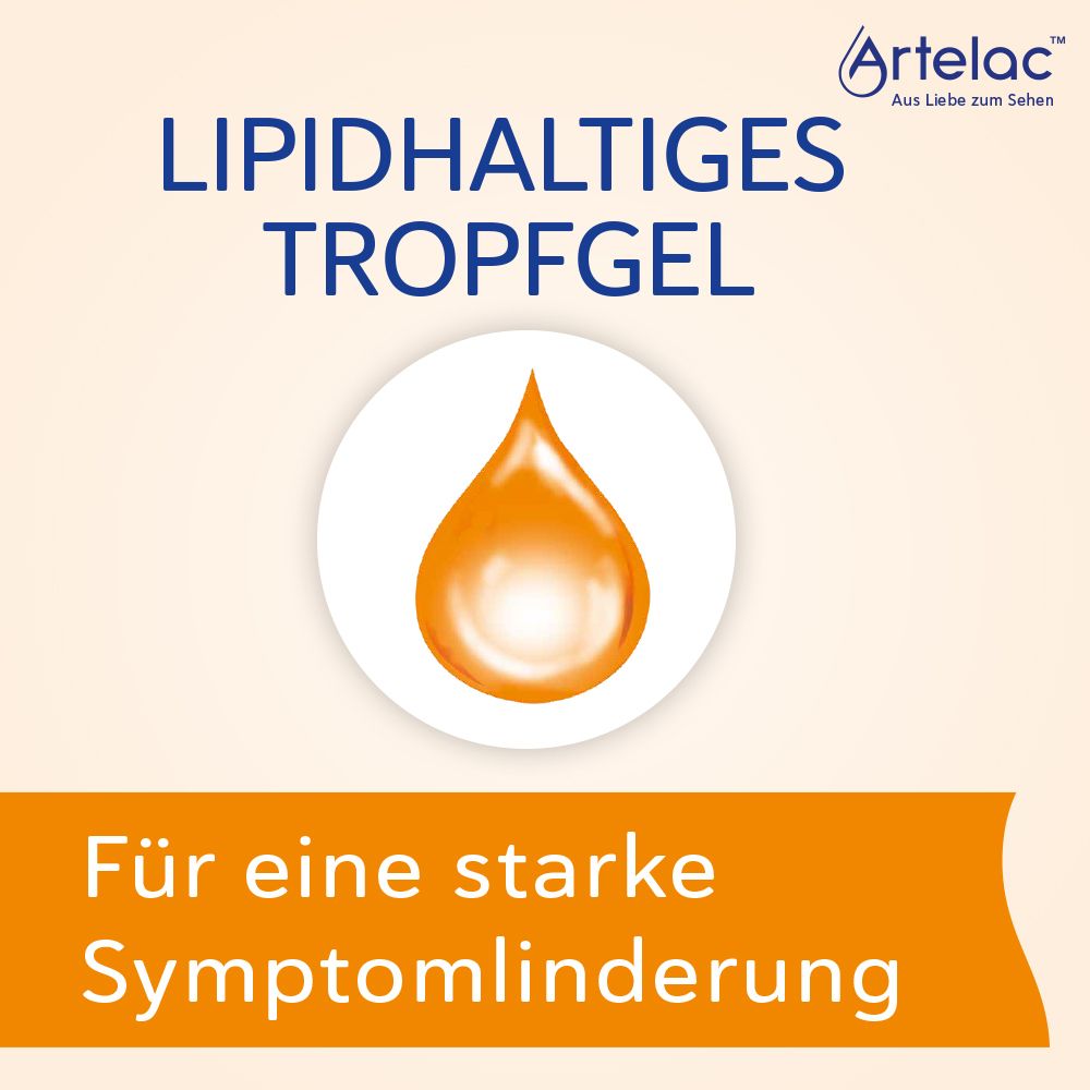 Artelac Lipids EDO Augengeltropfen für stark tränende Augen 120X0.6 g Augengel