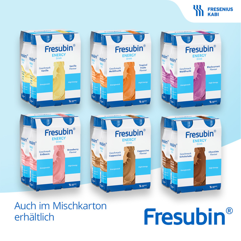 Fresubin Energy Trinknahrung Schokolade 4X200 ml Lösung