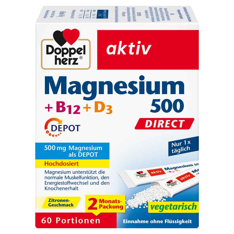 Doppelherz aktiv Magnesium 500 60 St Pellets