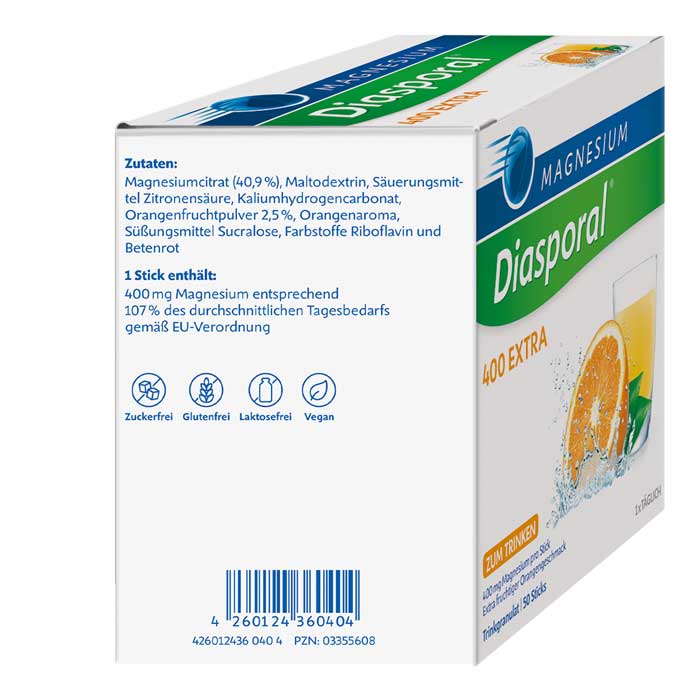 MAGNESIUM Diasporal 400 EXTRA 50 St Granulat