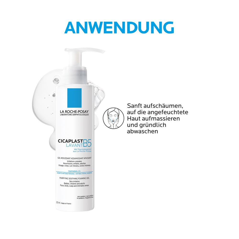 LA ROCHE-POSAY Cicaplast Lavant B5 Reinigungsgel 200 ml Gel