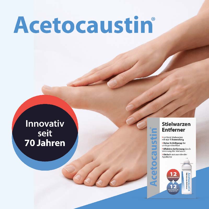 Acetocaustin Stielwarzen Entferner 50 ml Stifte