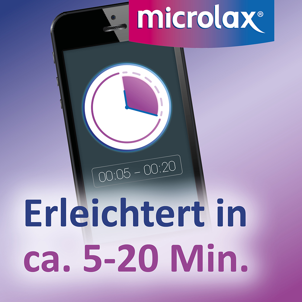 microlax GEGEN VERSTOPFUNG für Kinder und Erwachsene
