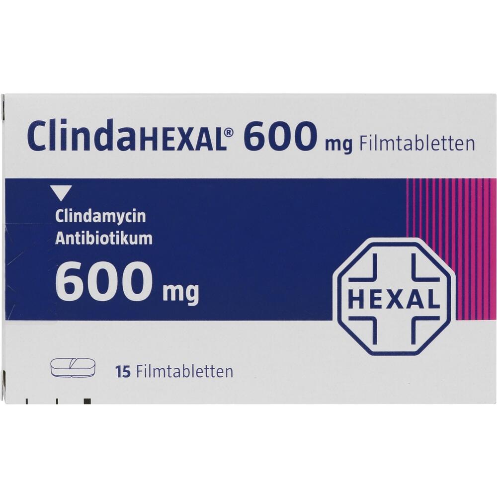 ClindaHEXAL 600mg 15 St Filmtabletten