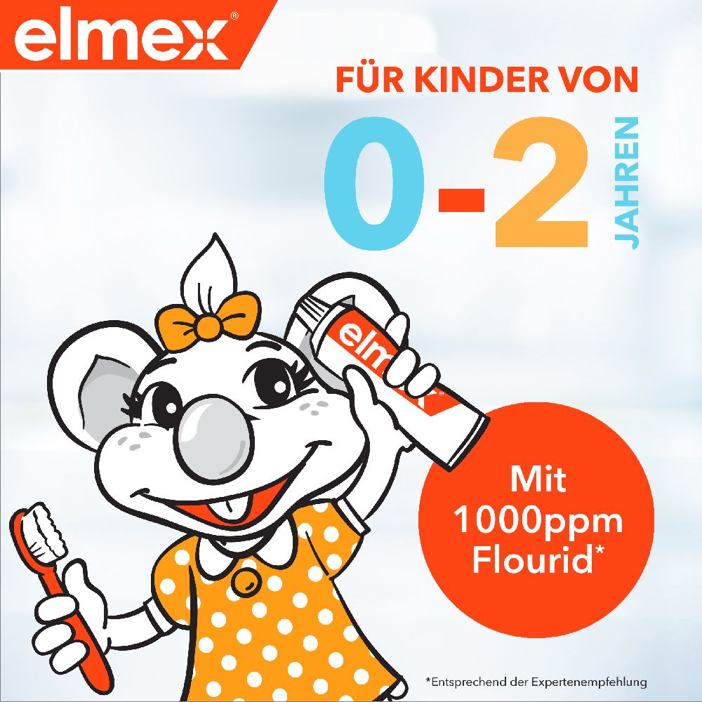 elmex BABY-Zahnpasta für Kinder von 0-2 Jahren 50 ml Zahnpasta