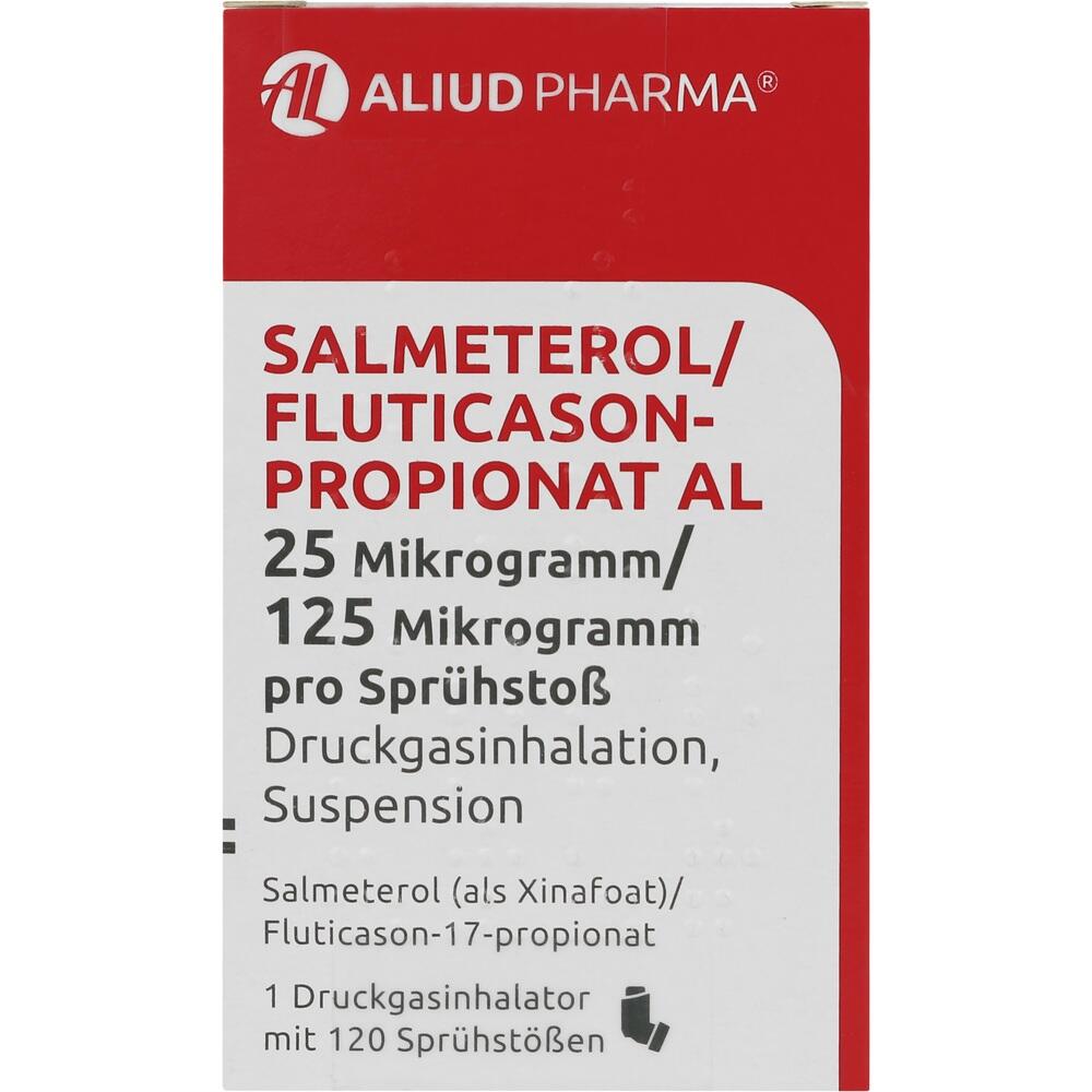 SALMETEROL/FLUTICASONPRPIONAT AL 25 µg/125 µg 1 St Dosieraerosol