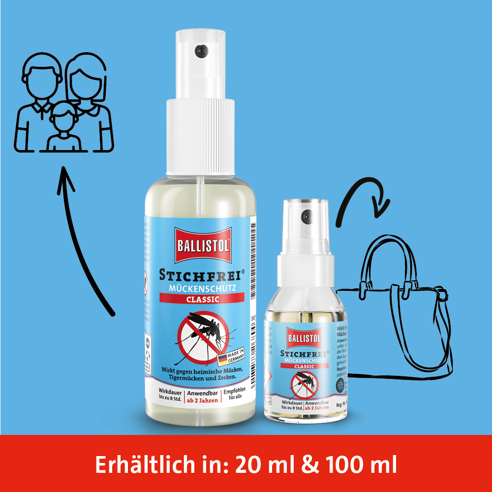 BALLISTOL Stichfrei Mückenschutz 20 ml Spray