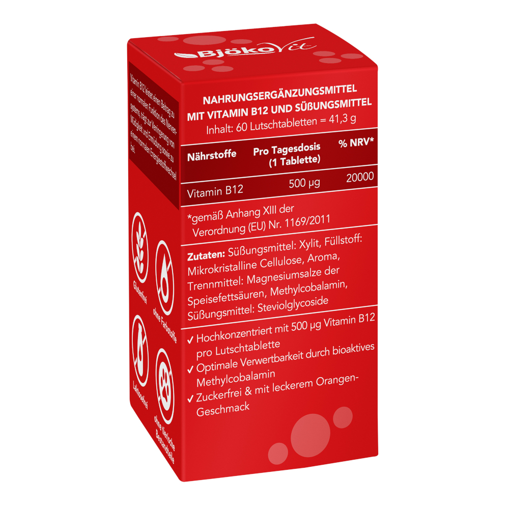 VITAMIN B12 vegan  60 St Lutschtabletten