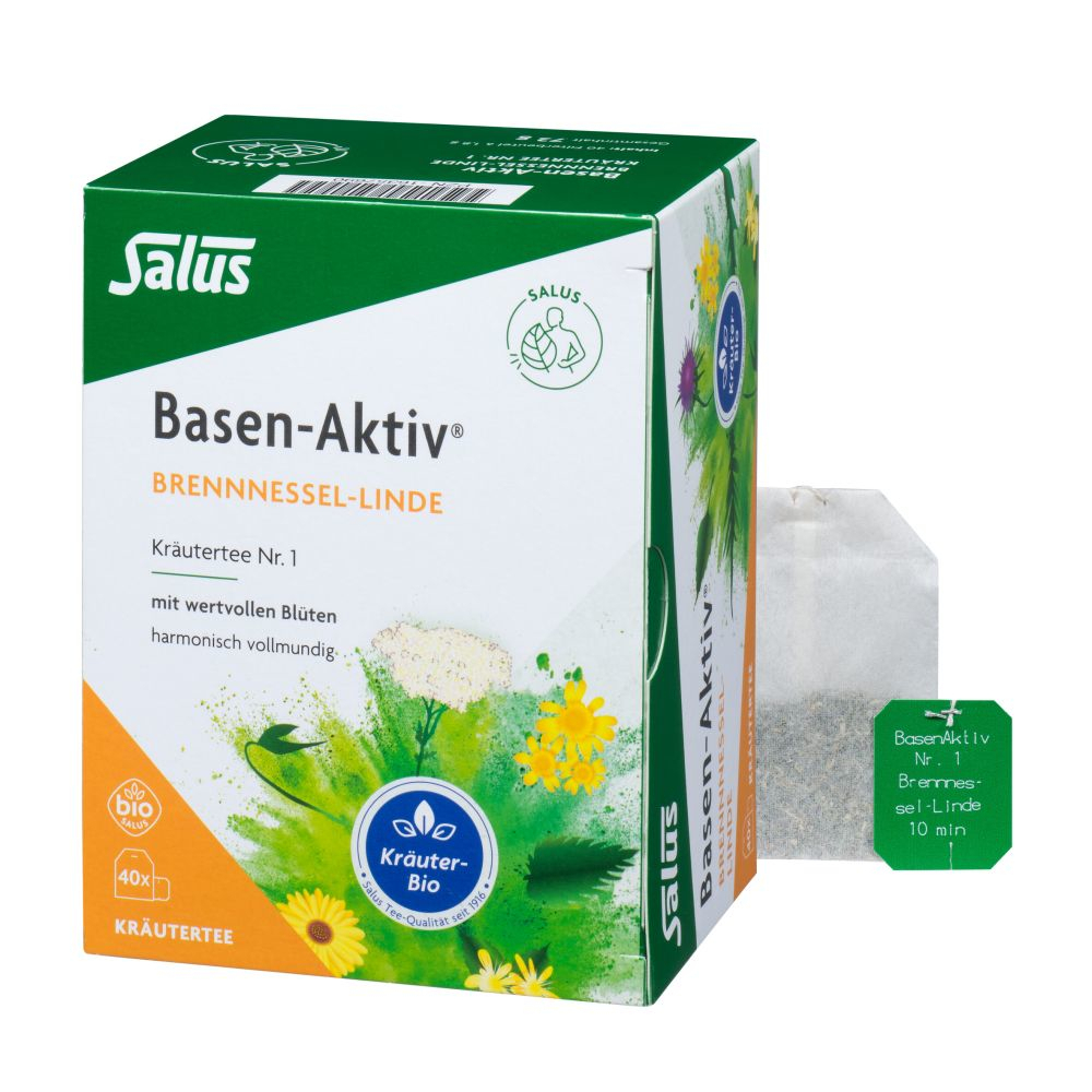Salus Basen-Aktiv Kräutertee Nr. 1 Brennessel Linde 40 St Filterbeutel