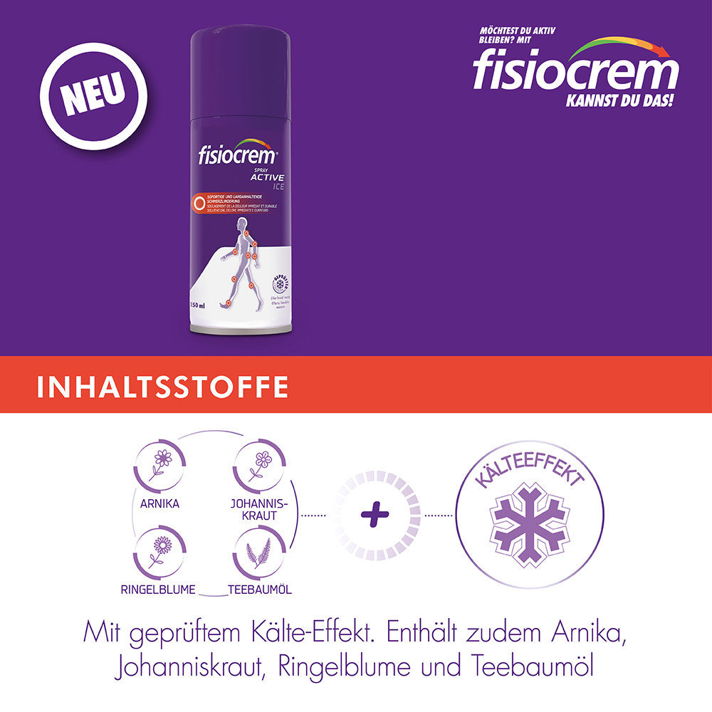 fisiocrem SPRAY ACTIVE ICE 150 ml Spray