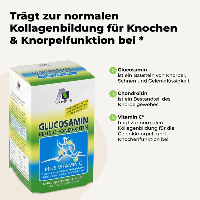 Avitale GLUCOSAMIN PLUS CHONDROITIN  180 St Kapseln