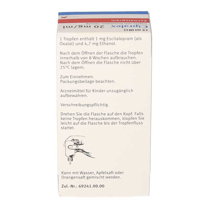 CIPRALEX 20mg/ml 15 ml Tropfen zum Einnehmen