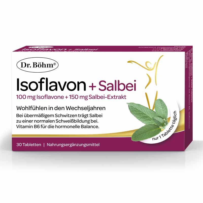 Dr. Böhm Isoflavon + Salbei 30 St Tabletten