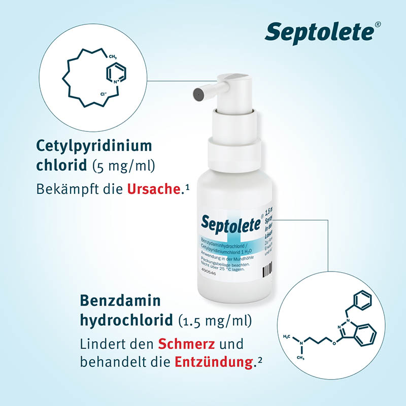 Septolete 1,5 mg/ml + 5 mg/ml Spray 30 ml Spray