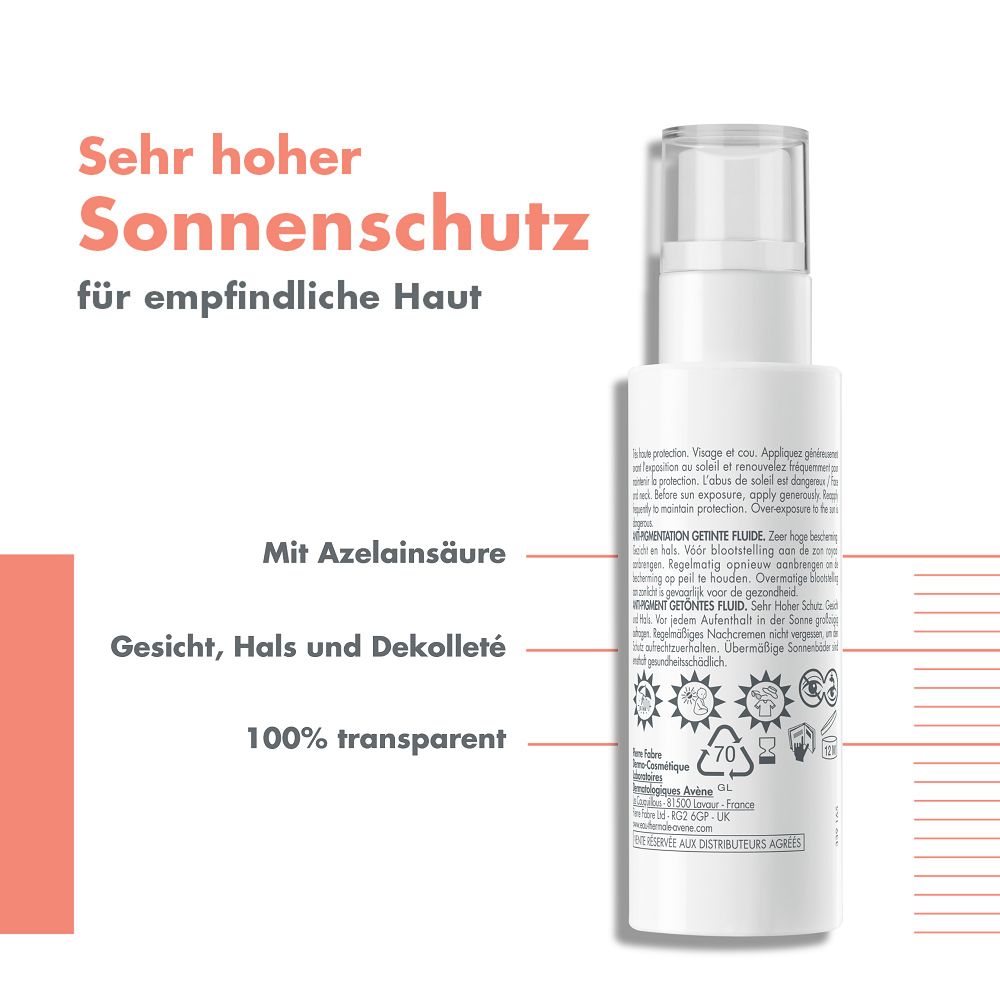 Avène ANTI-PIGMENTATION SPF 50+  40 ml Emulsion