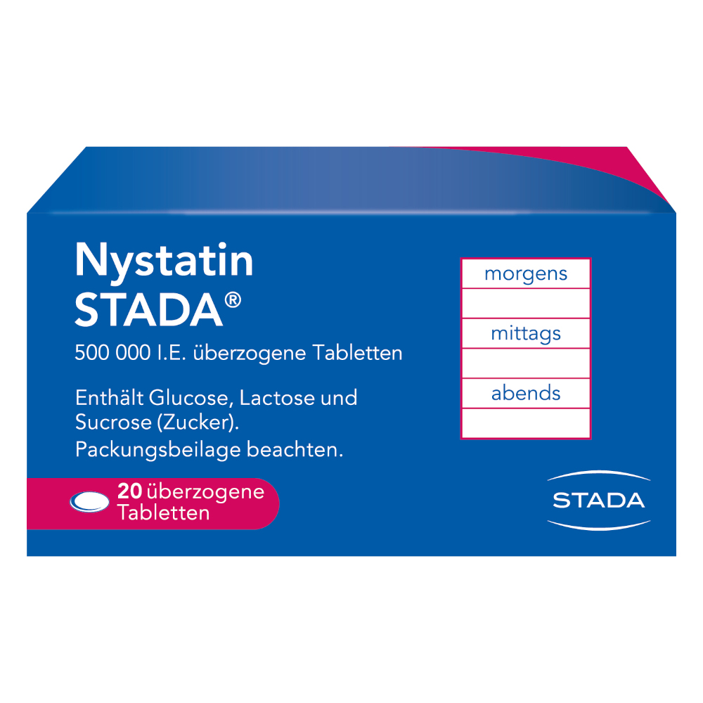 Nystatin STADA 500000 I.E. 20 St Überzogene Tabletten