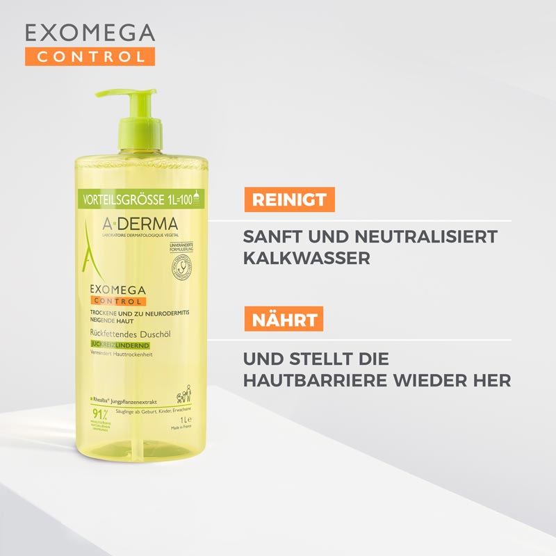 A DERMA EXOMEGA CONTROL 1 l Duschgel