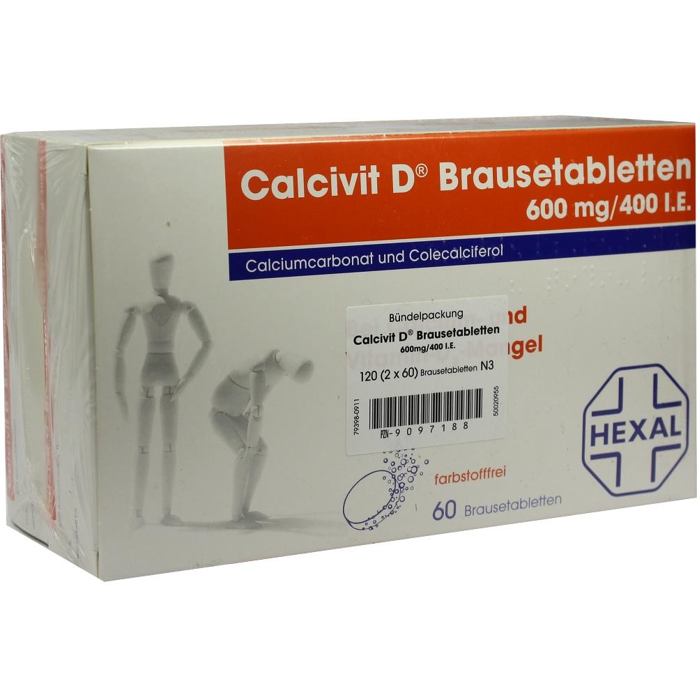 Calcivit D 600mg/400 I.E. 120 St Brausetabletten