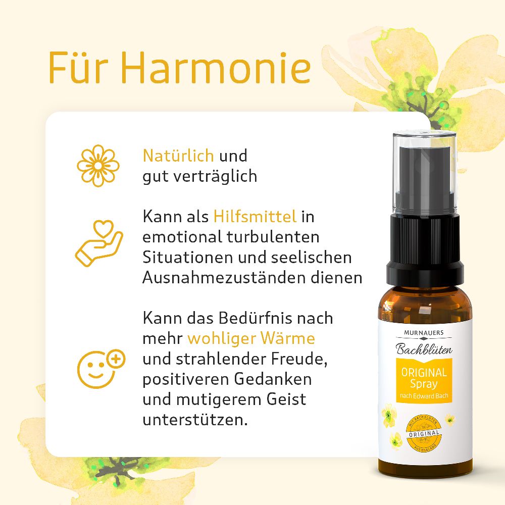 Original Spray Murnauers Bachblüten nach Dr. Bach  20 ml Spray