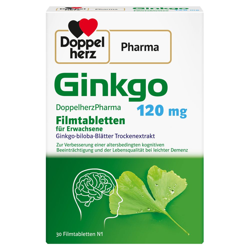 Doppelherz Pharma Ginkgo 120mg 30 St Filmtabletten