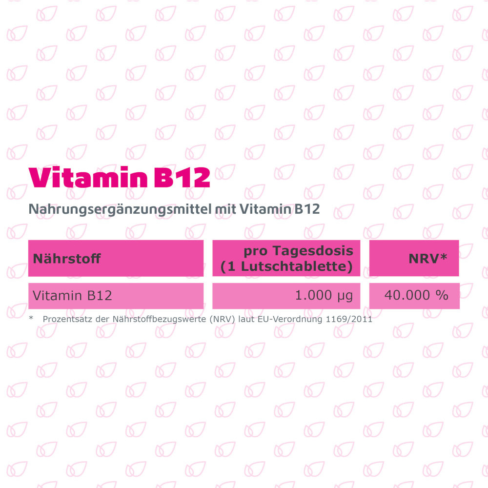 R(h)ein Nutrition Vitamin B12 1.000  120 St Lutschtabletten