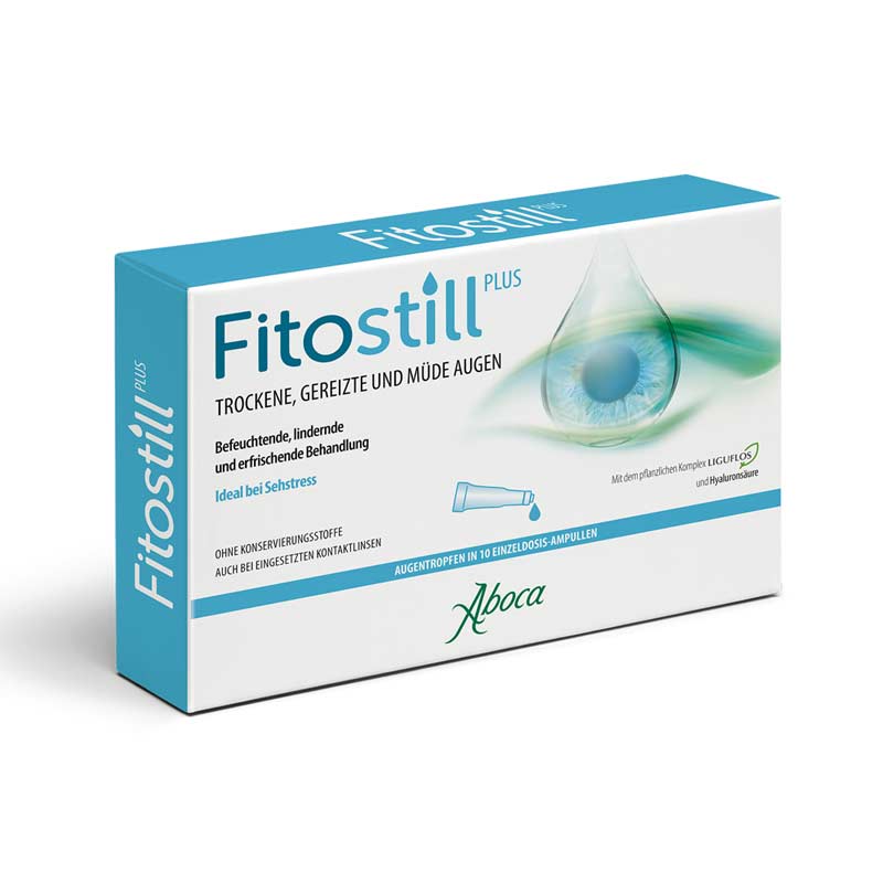 fitostill PLUS bei geröteten und überanstrengten Augen 10X0.5 ml Augentropfen