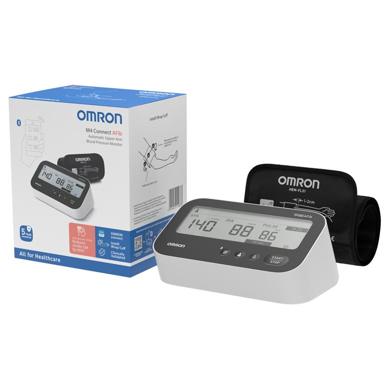 OMRON M4 Connect AFib Oberarm-Blutdruckgerät 1 St