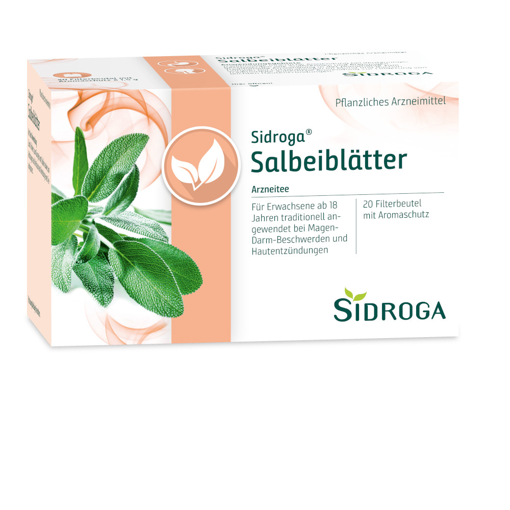 SIDROGA Salbeiblätter 20X1.5 g Tee