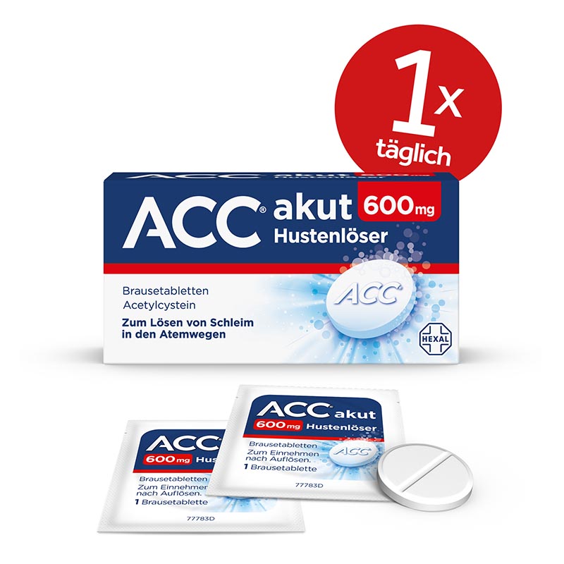 ACC akut 600 mg Hustenl&ouml;ser 40 St Brausetabletten