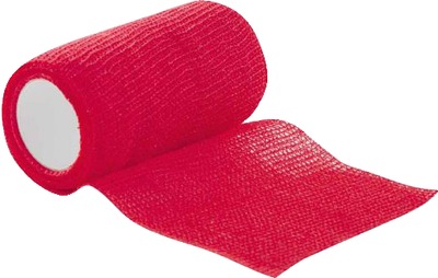 DracoElfi haft color rot Fixierbinde 10 cm x 4 m  1 St Binden