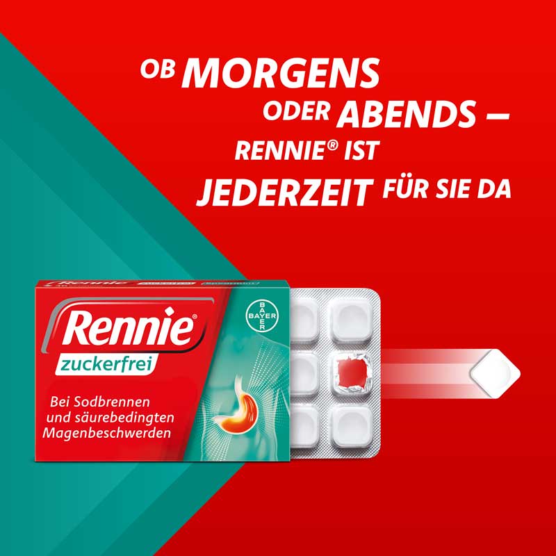 Rennie zuckerfrei 36 St Kautabletten