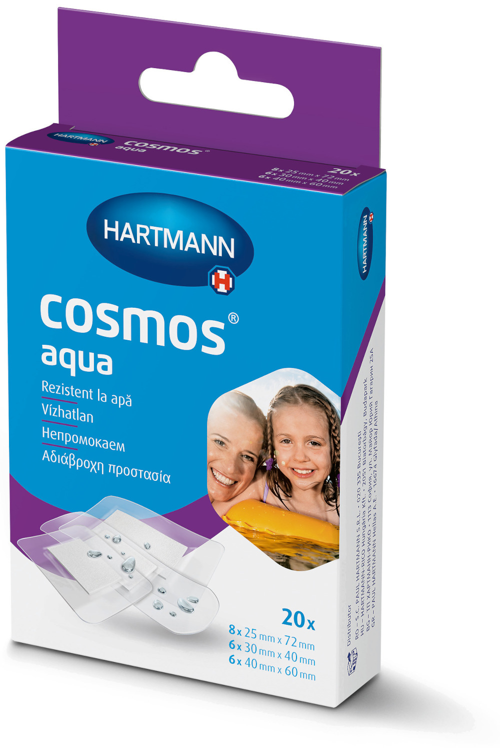 HARTMANN cosmos aqua Pflaster 20 St Pflaster