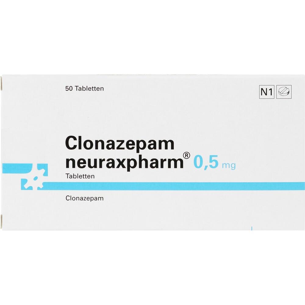 Clonazepam neuraxpharm 0,5 mg 50 St Tabletten