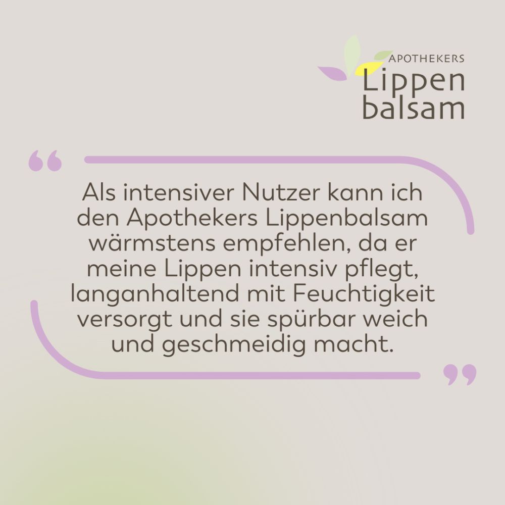 APOTHEKERS Lippenbalsam Tube 8 ml Balsam