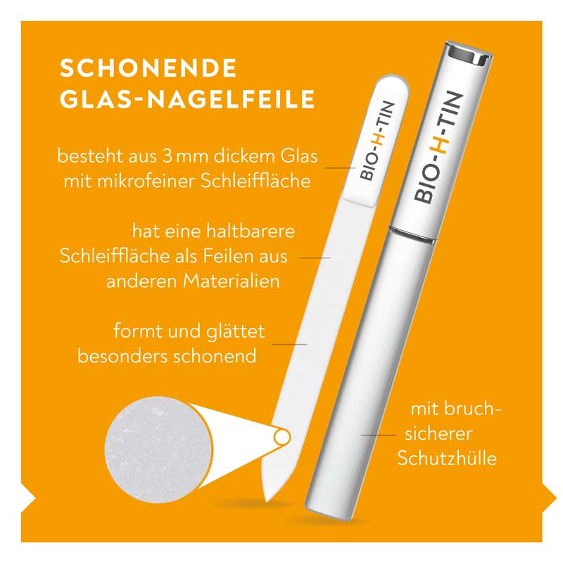 BIO-H-TIN Schonende GLAS-NAGELFEILE 1 St